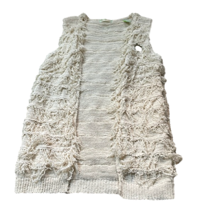 🌿Scotch R’belle cream colored vest with bohemian style - size 14🌿